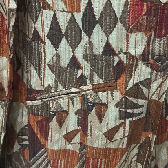 NWT The Bright Side Patterned Jumpsuit Size Medium. Gorgeous! Lined. - Picture 4 of 11